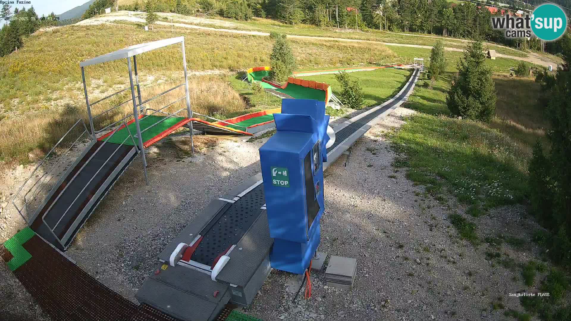 Spletna kamera v živo Sankališče Fužine – Hrvaška
