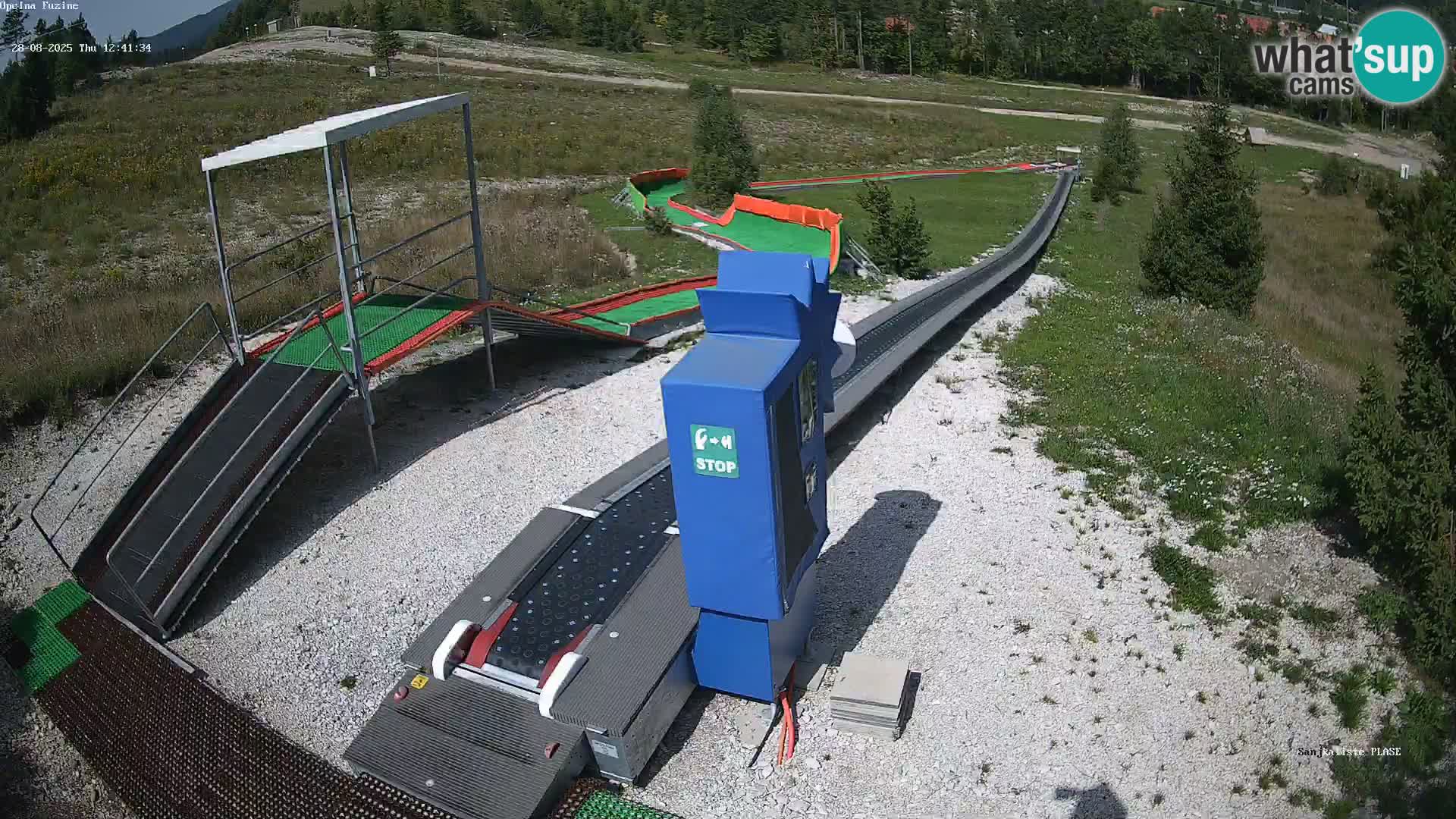 Spletna kamera v živo Sankališče Fužine – Hrvaška