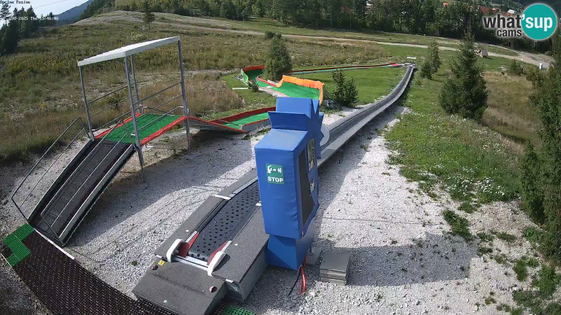 Webcam en vivo Pista de trineo Fužine – Croacia