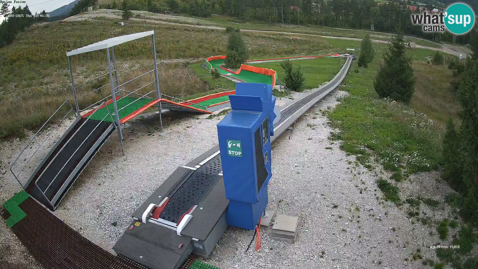 Spletna kamera v živo Sankališče Fužine – Hrvaška