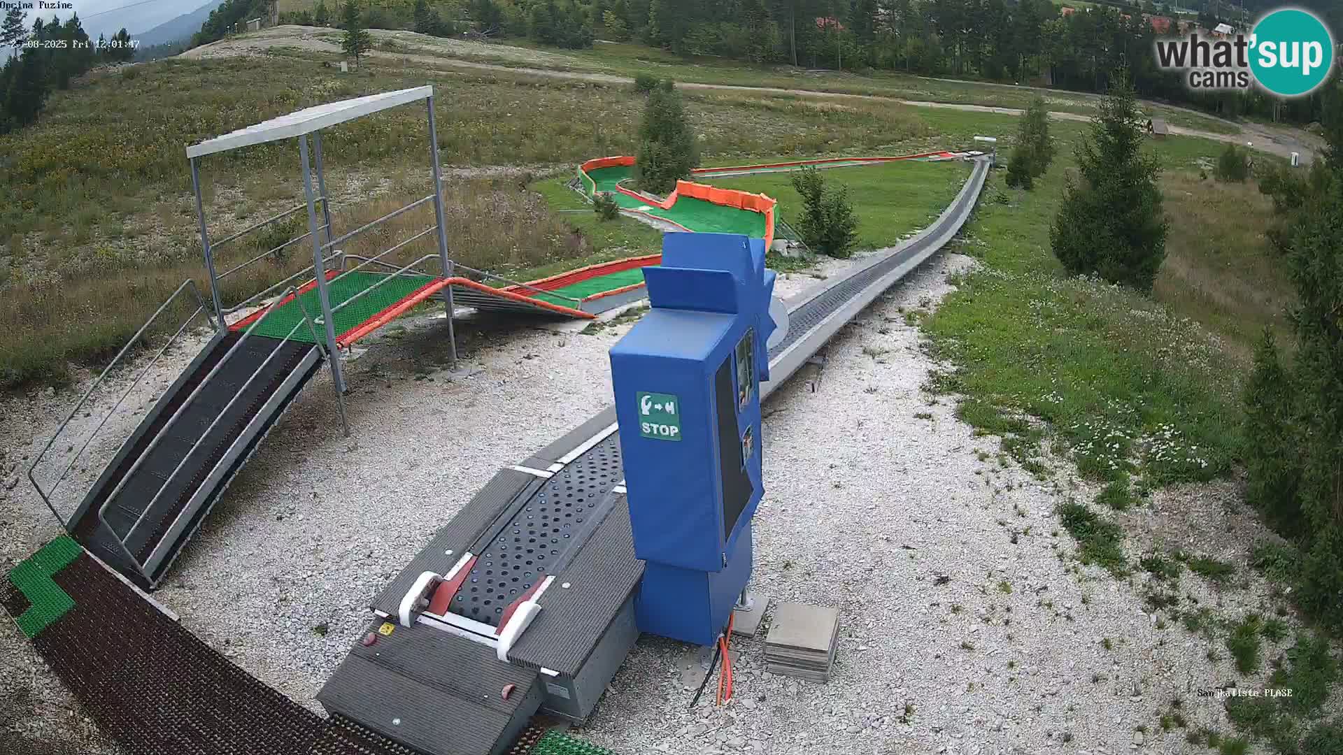 Webcam en direct Piste de luge de Fužine – Croatie