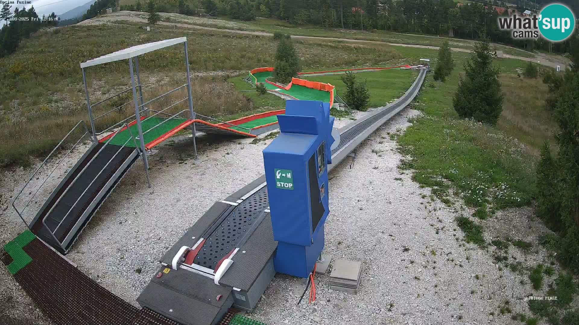 Live webcam Fužine toboggan run – Croatia