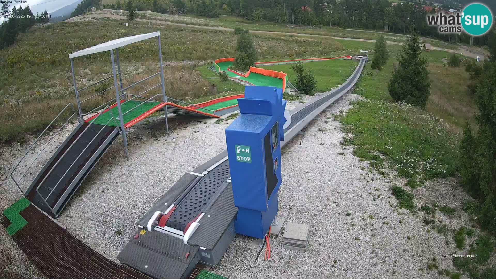 Webcam en direct Piste de luge de Fužine – Croatie