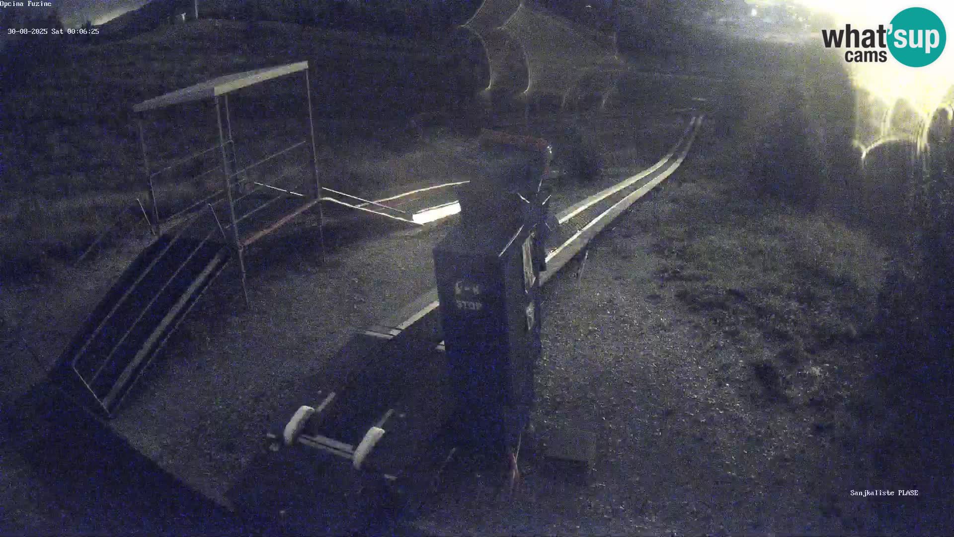 Live webcam Pista da slittino Fužine – Croazia