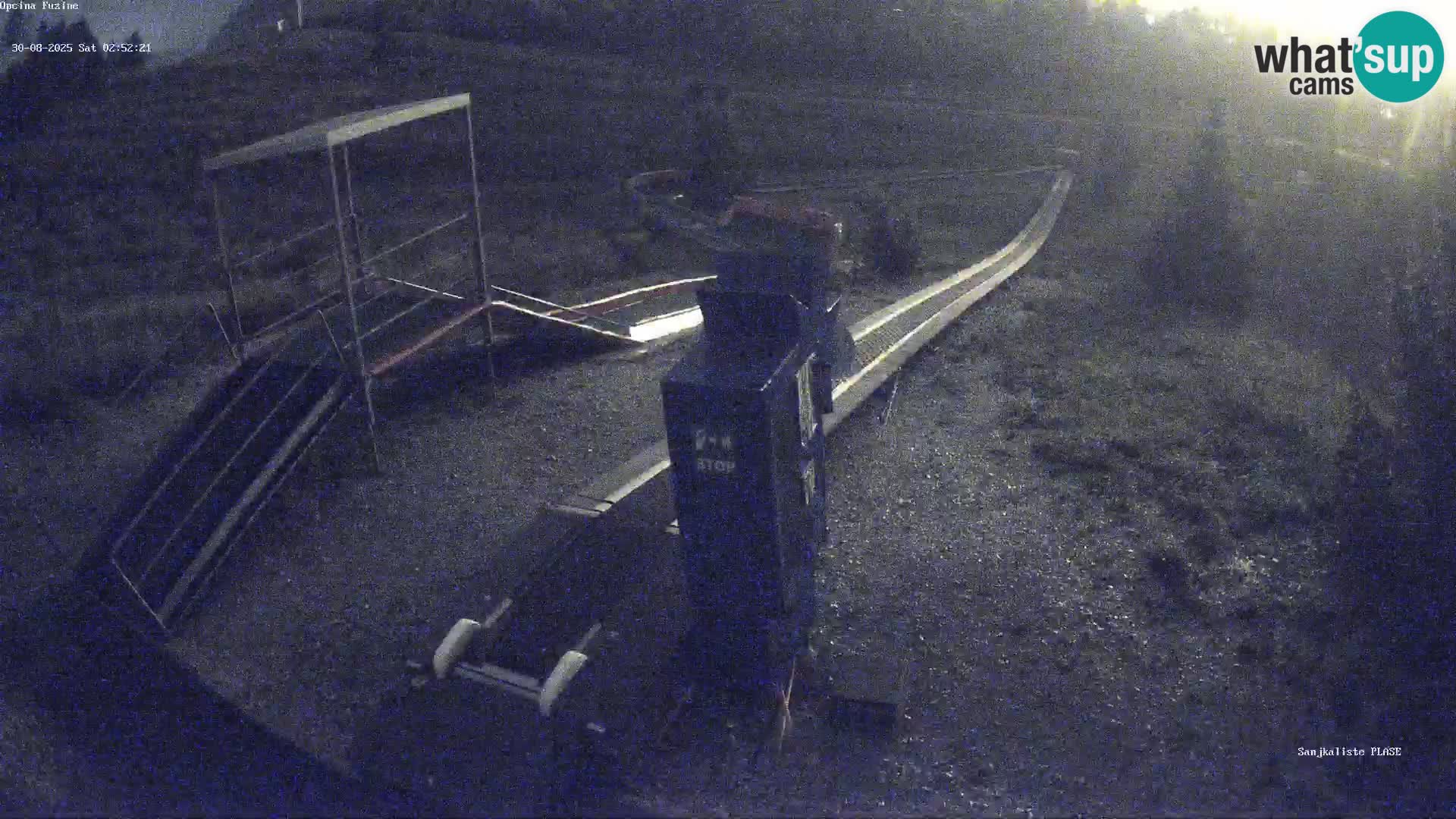 Live webcam Pista da slittino Fužine – Croazia