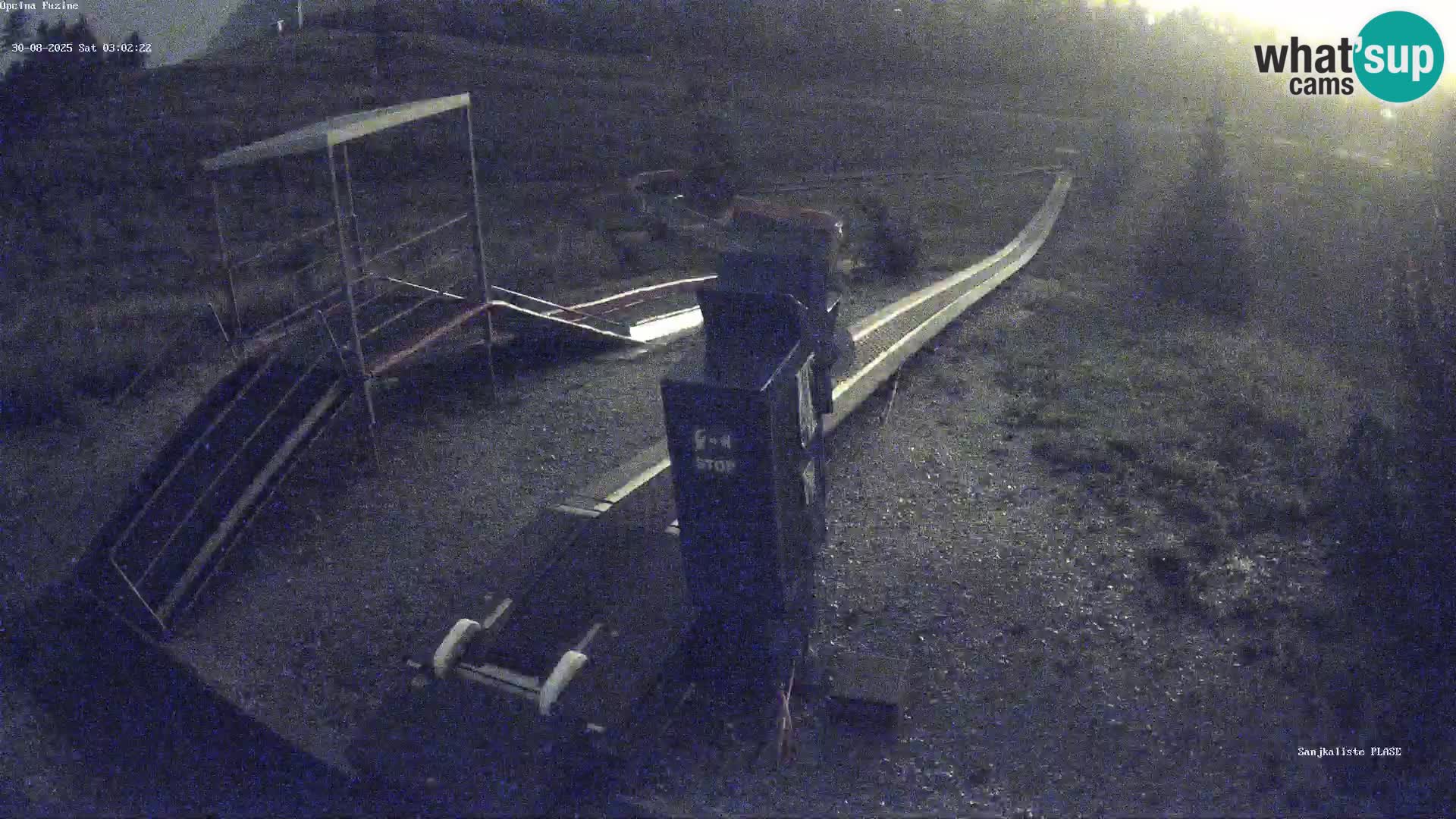 Live webcam Pista da slittino Fužine – Croazia