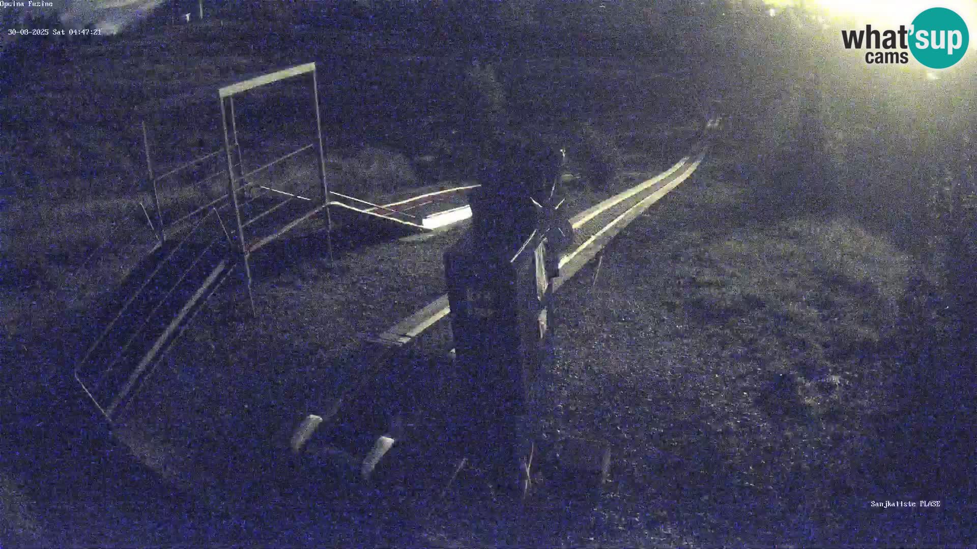 Webcam en vivo Pista de trineo Fužine – Croacia