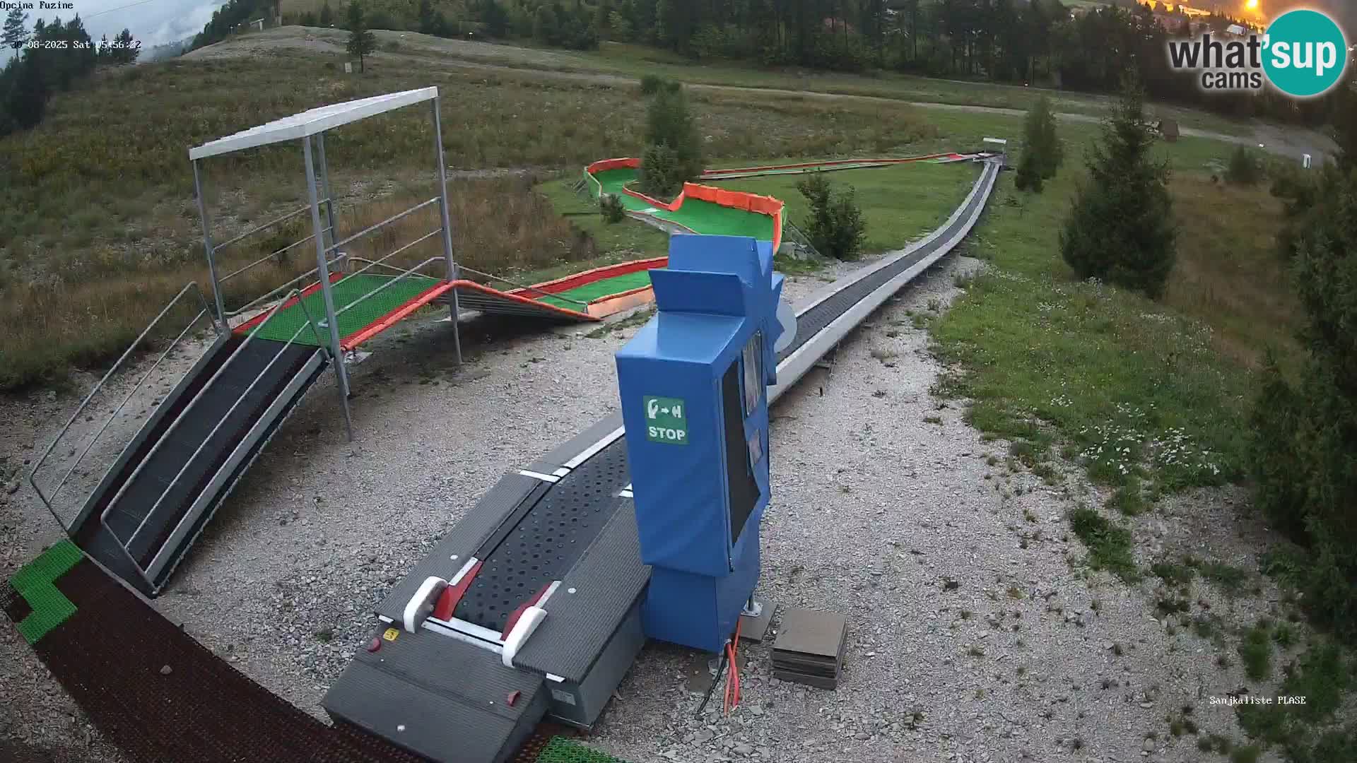Spletna kamera v živo Sankališče Fužine – Hrvaška