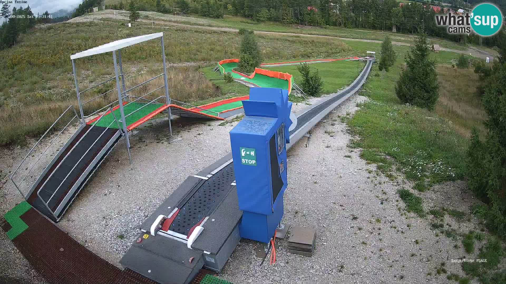 Webcam en vivo Pista de trineo Fužine – Croacia