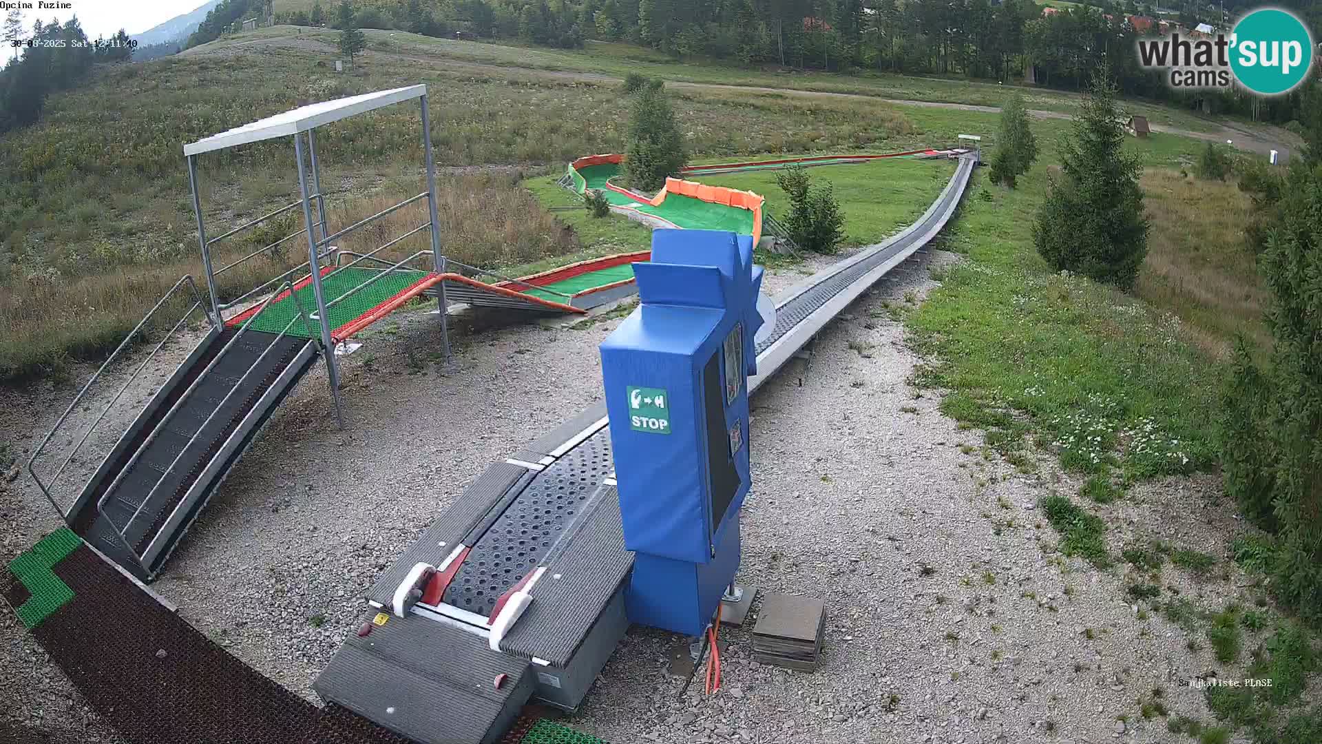 Webcam en direct Piste de luge de Fužine – Croatie