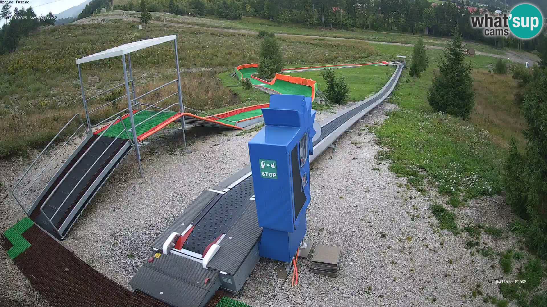 Live webcam Fužine toboggan run – Croatia