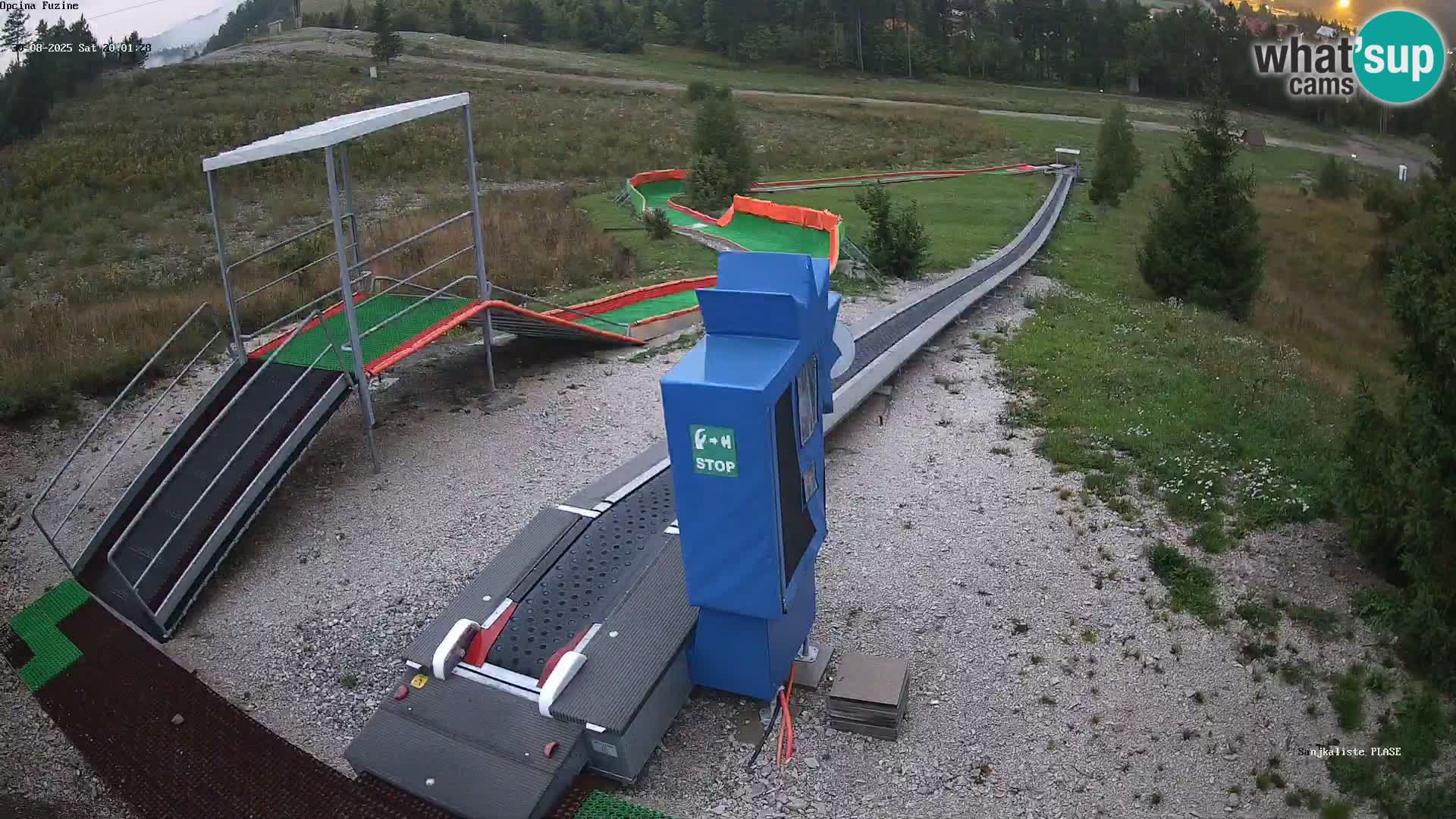 Webcam en direct Piste de luge de Fužine – Croatie