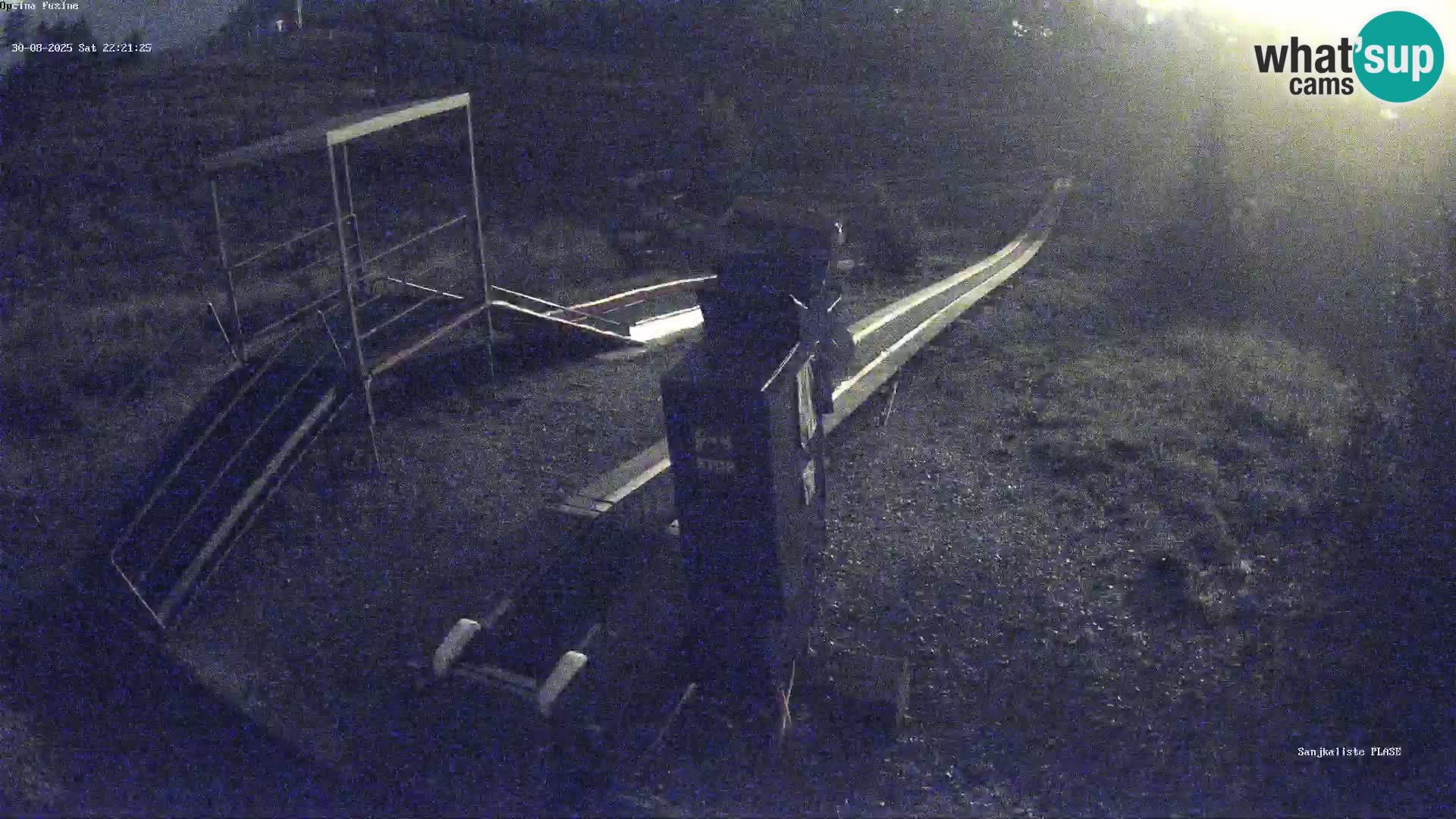 Webcam en direct Piste de luge de Fužine – Croatie