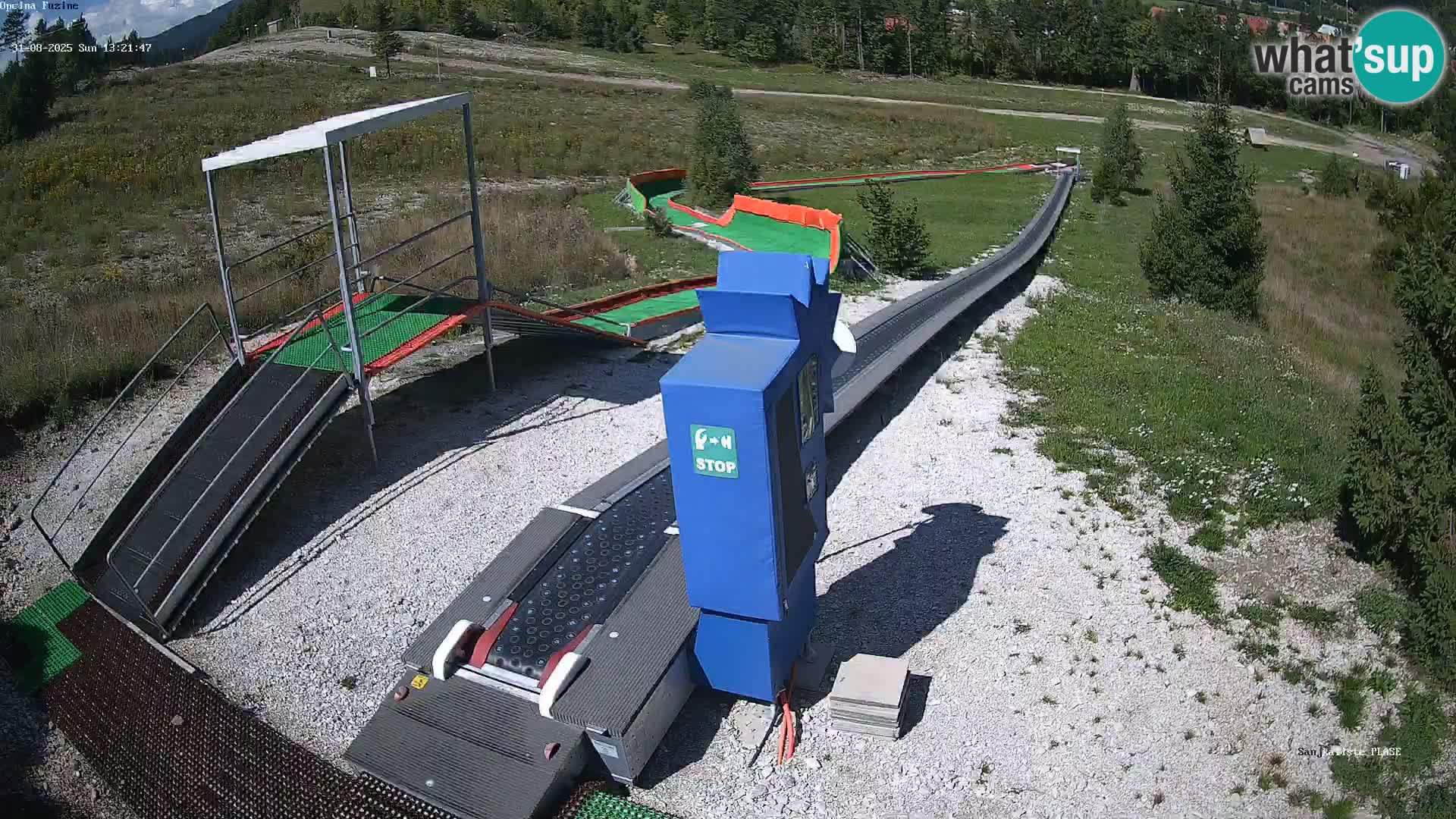 Webcam en direct Piste de luge de Fužine – Croatie