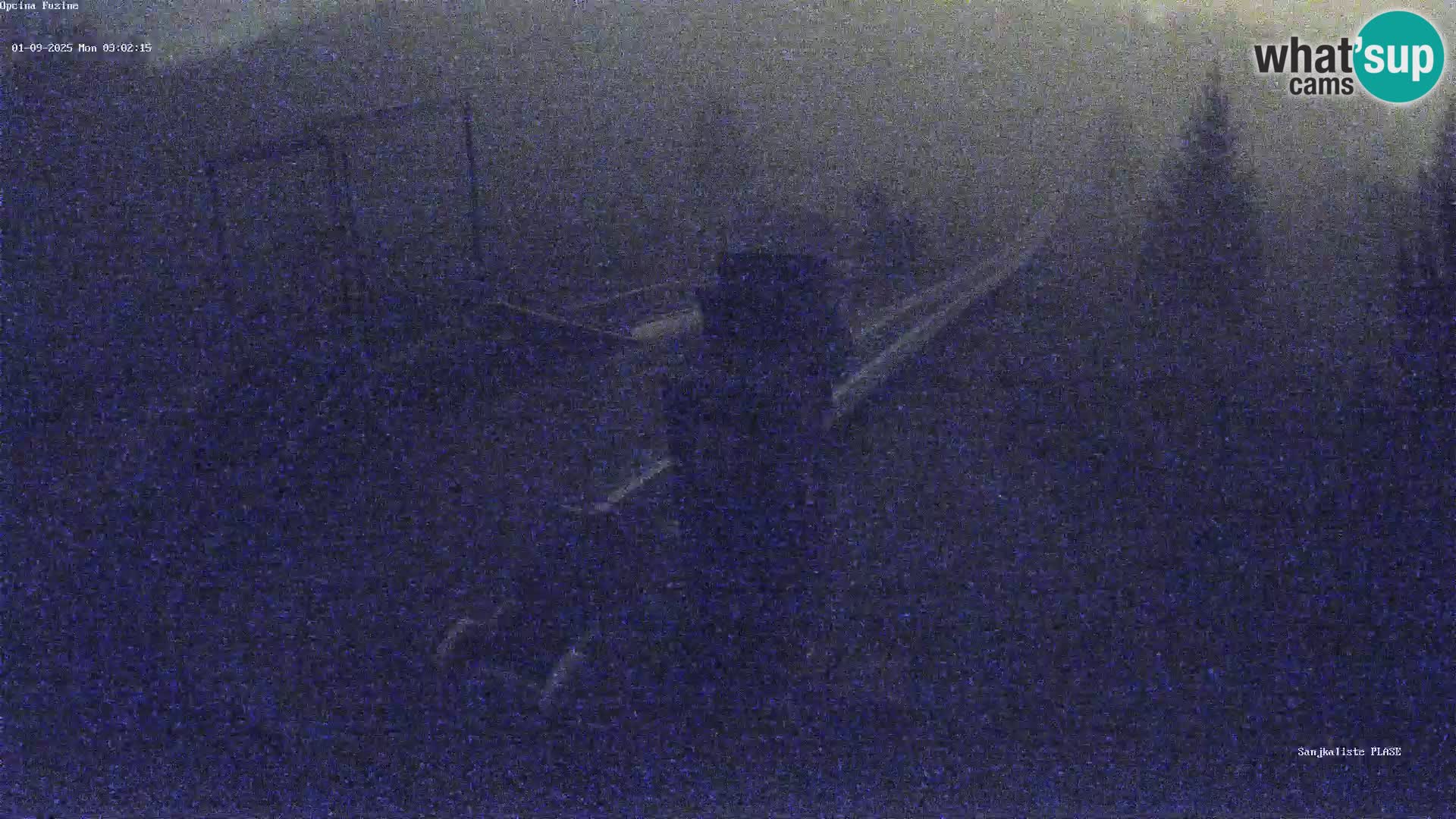 Webcam en vivo Pista de trineo Fužine – Croacia