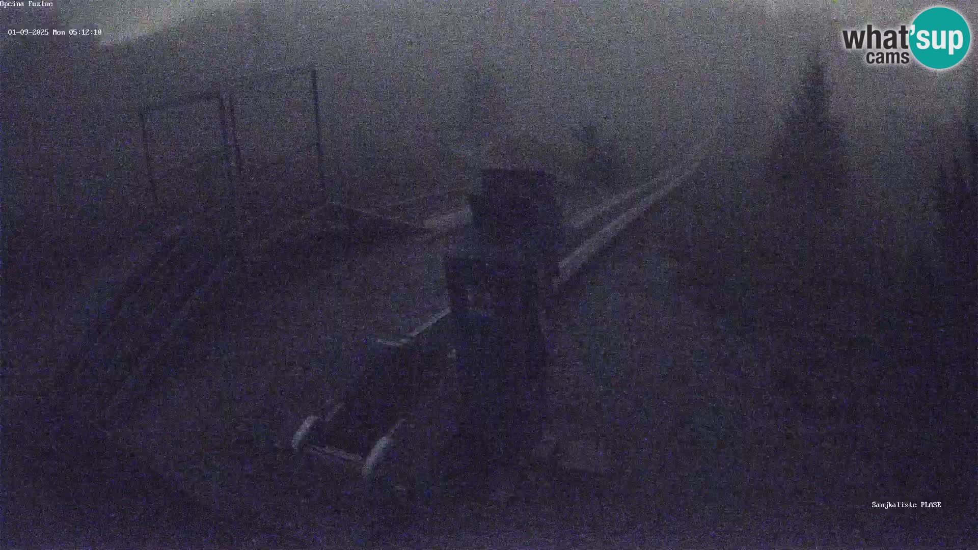 Webcam en direct Piste de luge de Fužine – Croatie