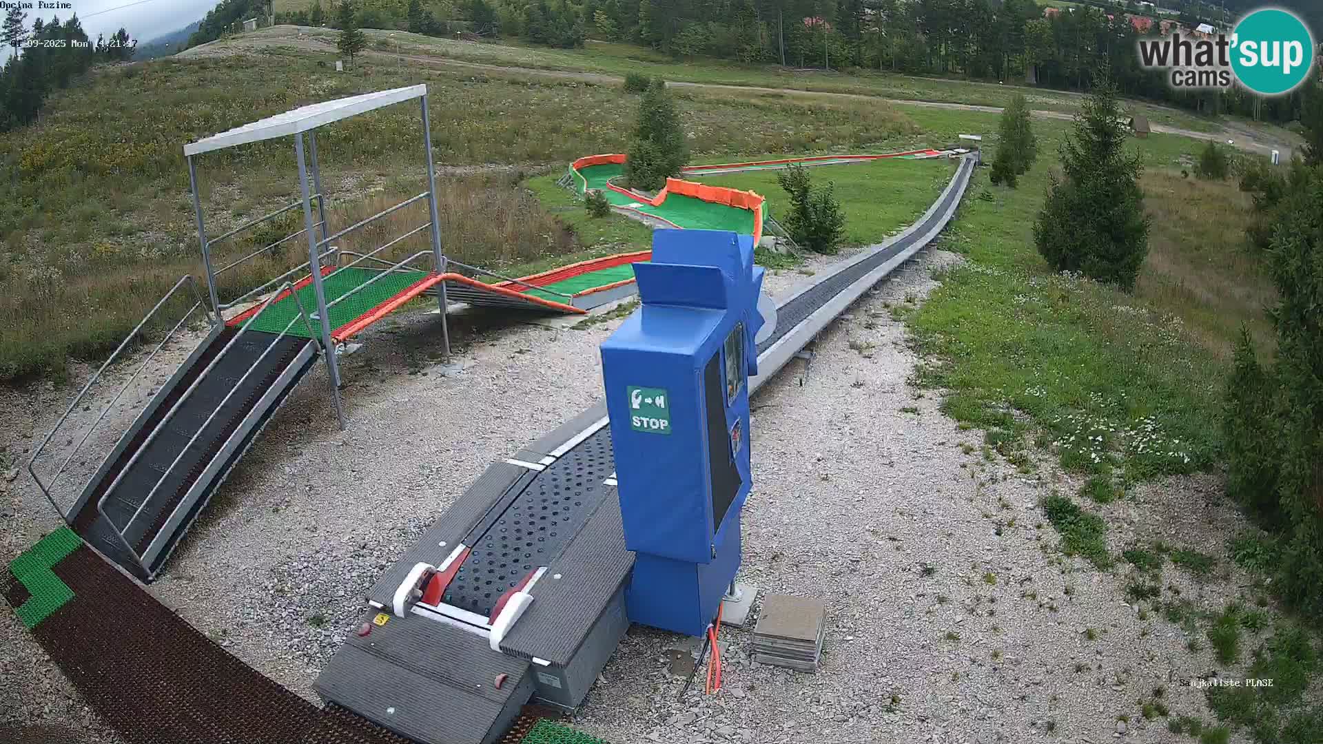 Spletna kamera v živo Sankališče Fužine – Hrvaška