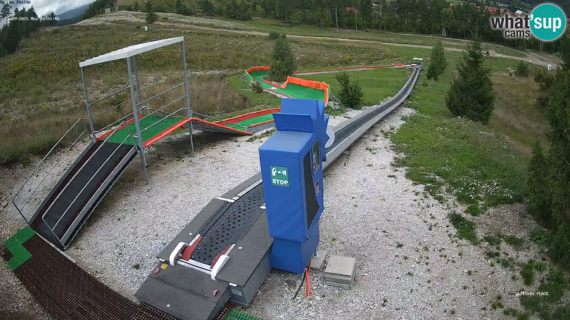 Webcam en vivo Pista de trineo Fužine – Croacia