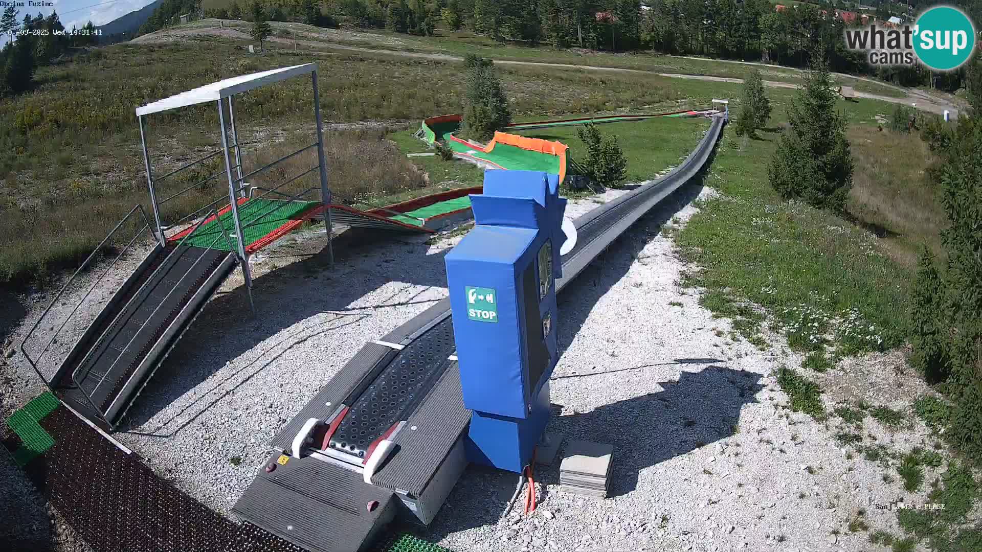 Webcam en vivo Pista de trineo Fužine – Croacia