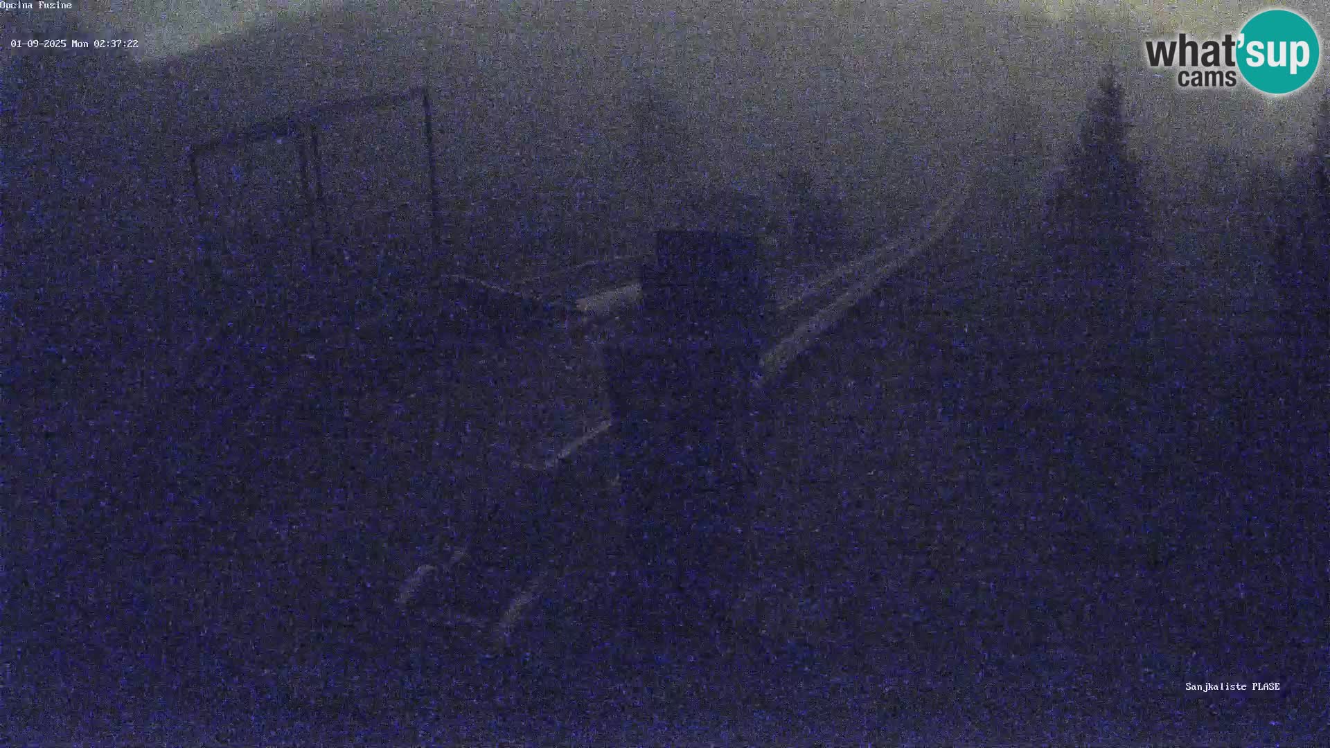 Live webcam Fužine toboggan run – Croatia