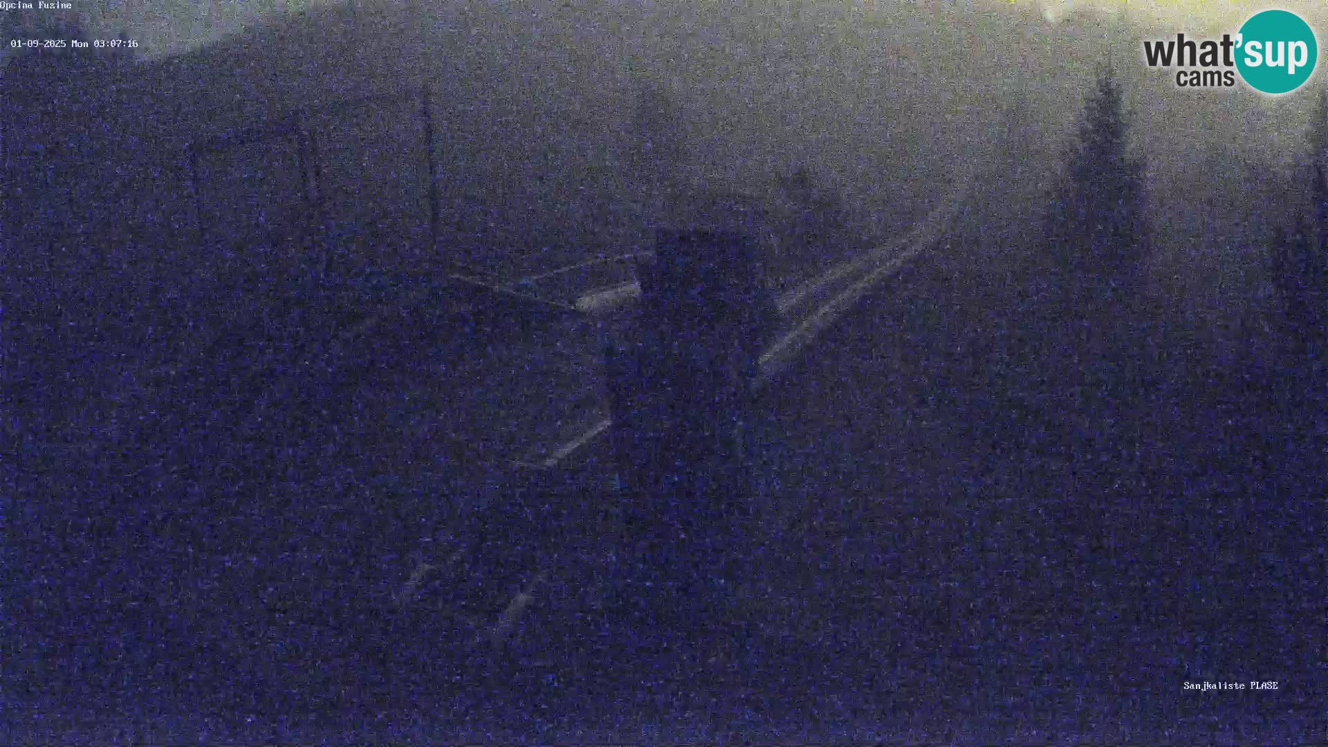 Live webcam Pista da slittino Fužine – Croazia