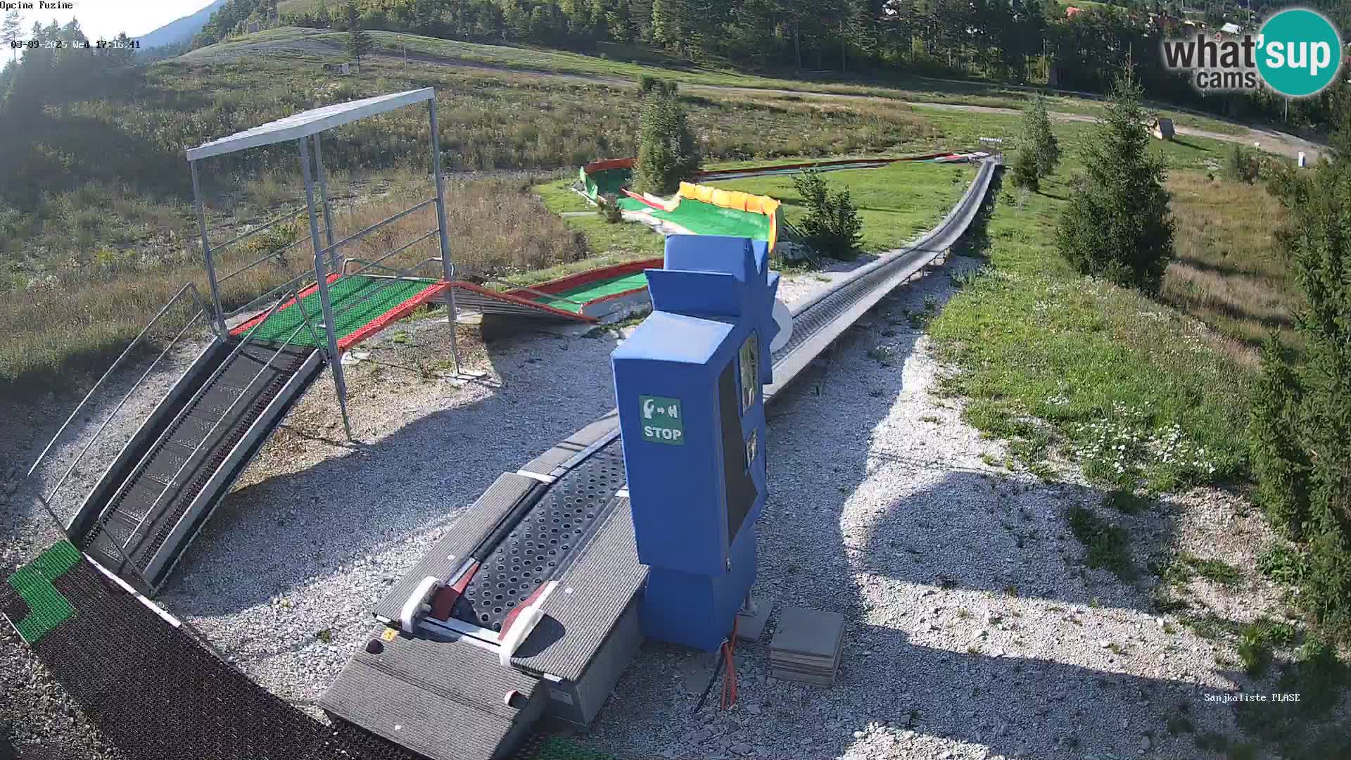 Spletna kamera v živo Sankališče Fužine – Hrvaška
