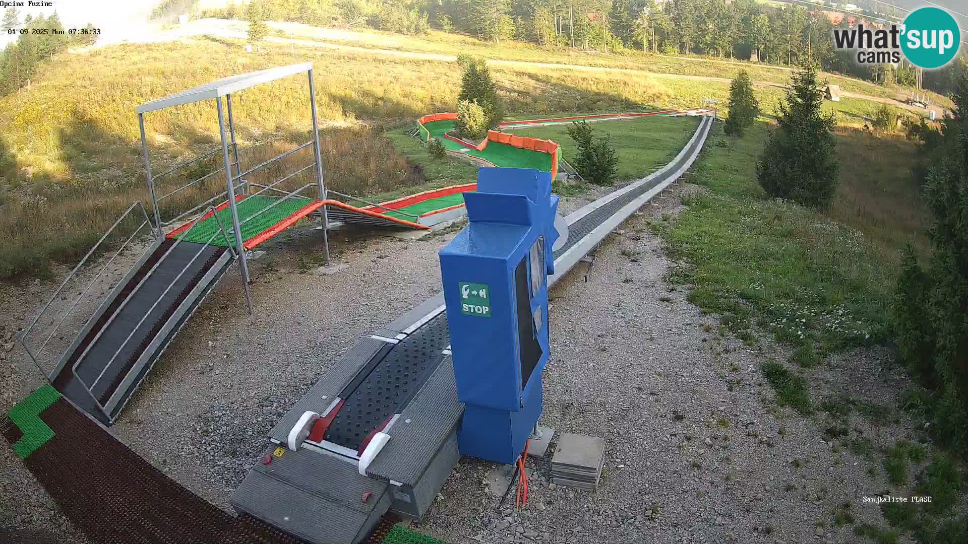 Spletna kamera v živo Sankališče Fužine – Hrvaška