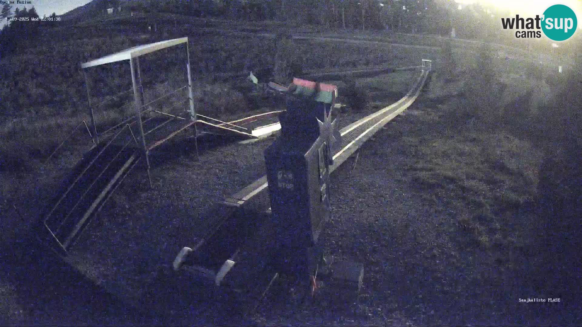 Live webcam Pista da slittino Fužine – Croazia