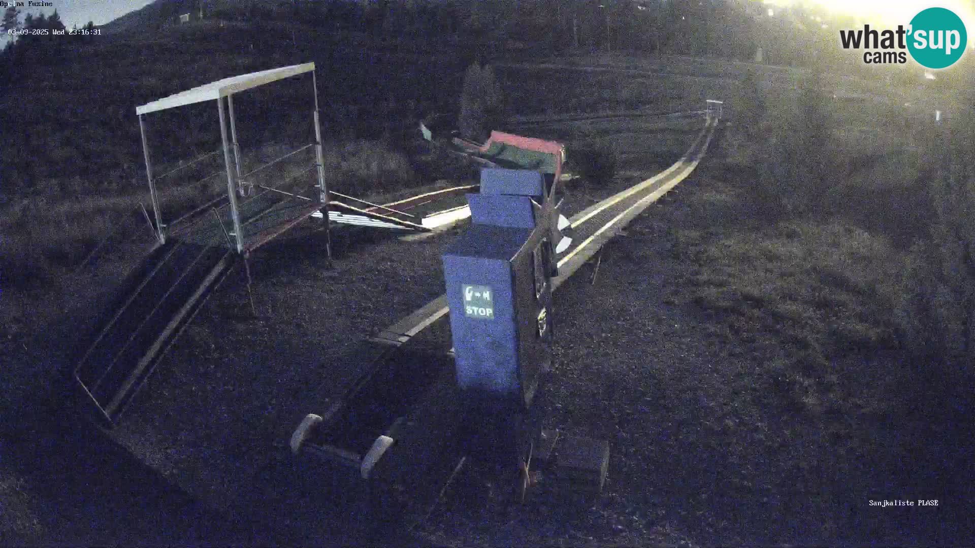 Webcam en direct Piste de luge de Fužine – Croatie