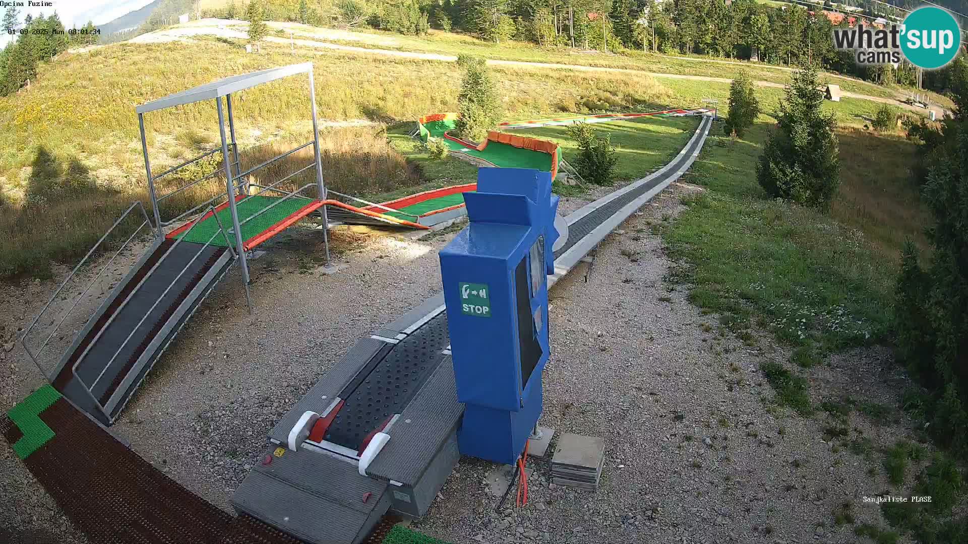 Spletna kamera v živo Sankališče Fužine – Hrvaška