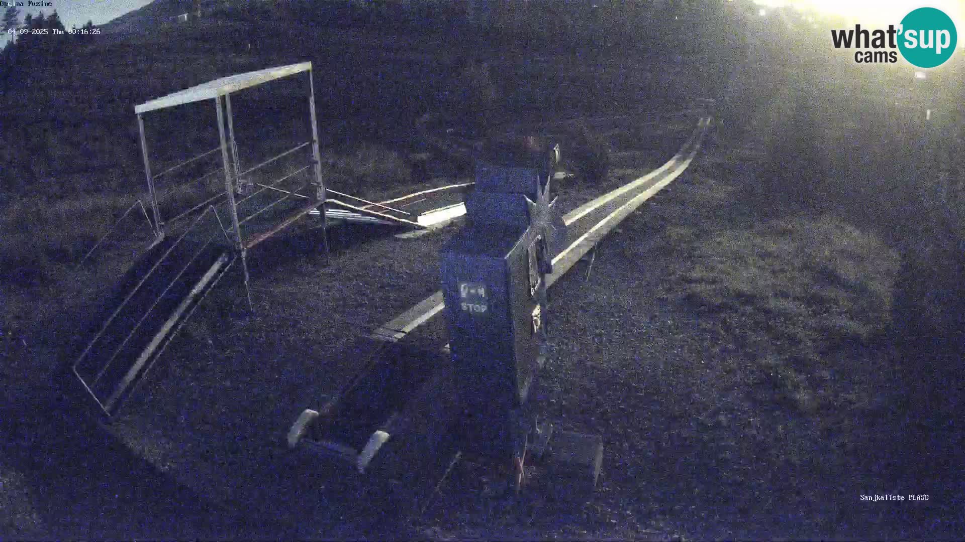 Webcam en direct Piste de luge de Fužine – Croatie