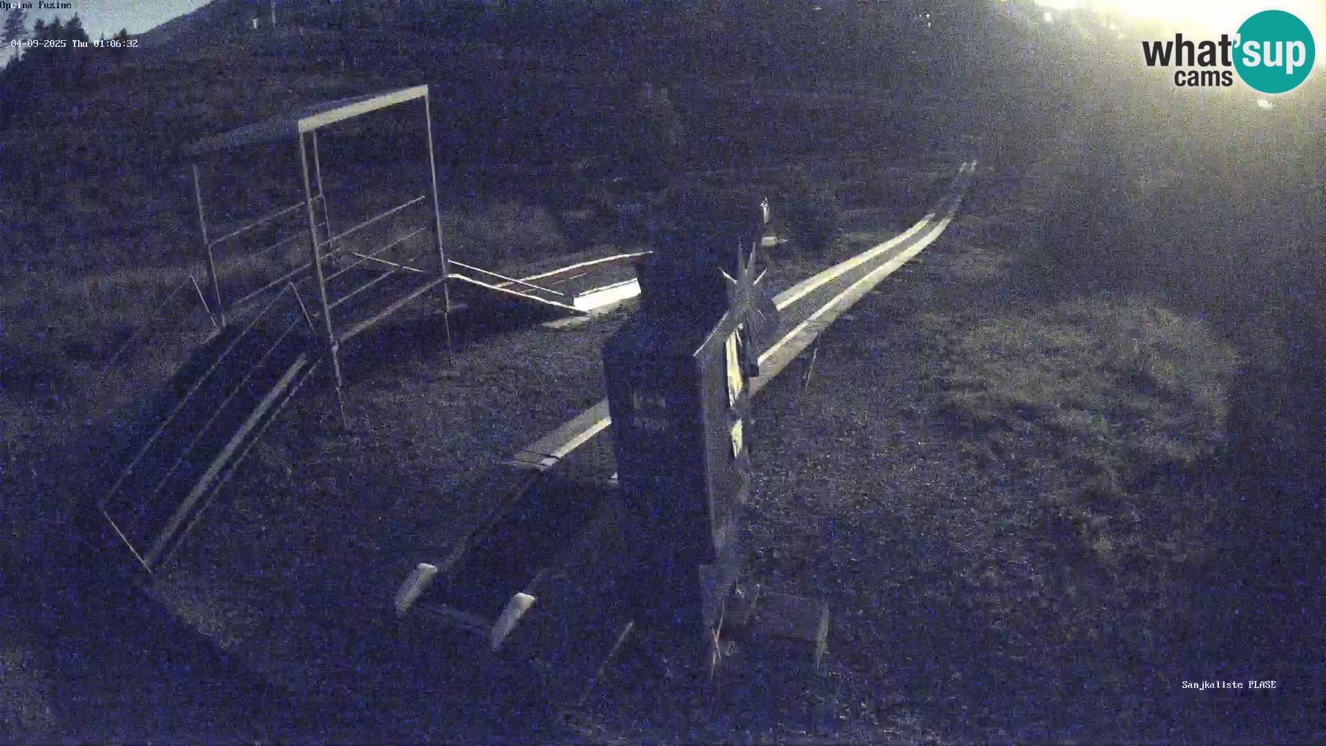 Live webcam Pista da slittino Fužine – Croazia