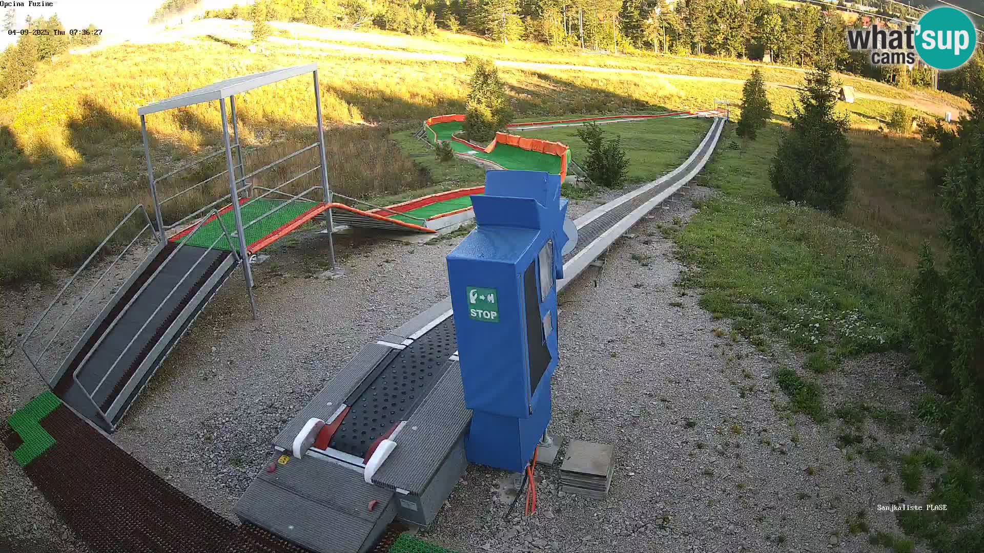 Spletna kamera v živo Sankališče Fužine – Hrvaška