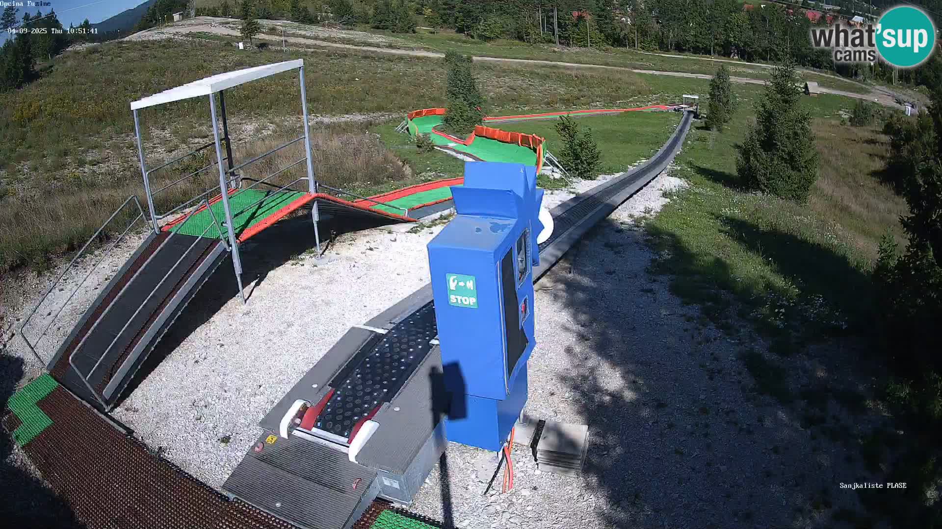 Webcam en vivo Pista de trineo Fužine – Croacia