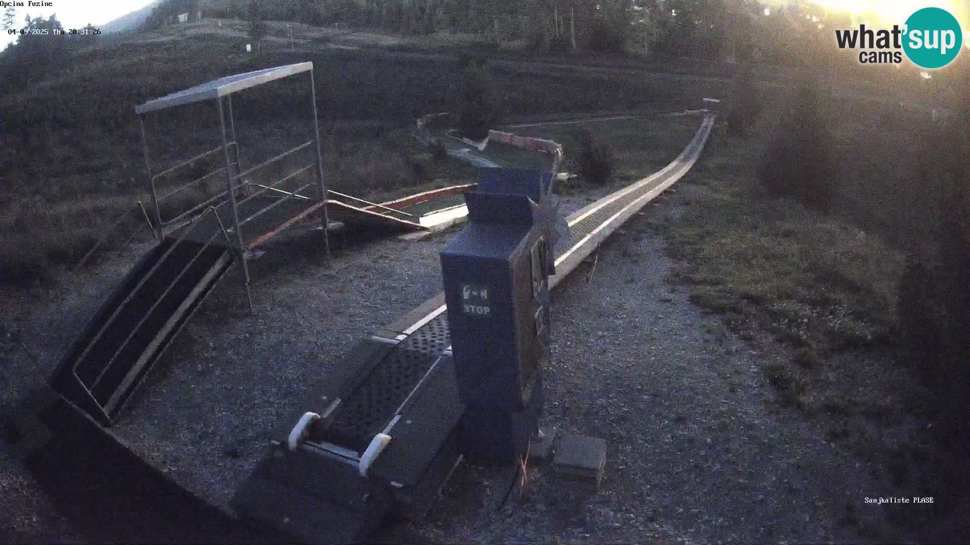 Webcam en direct Piste de luge de Fužine – Croatie