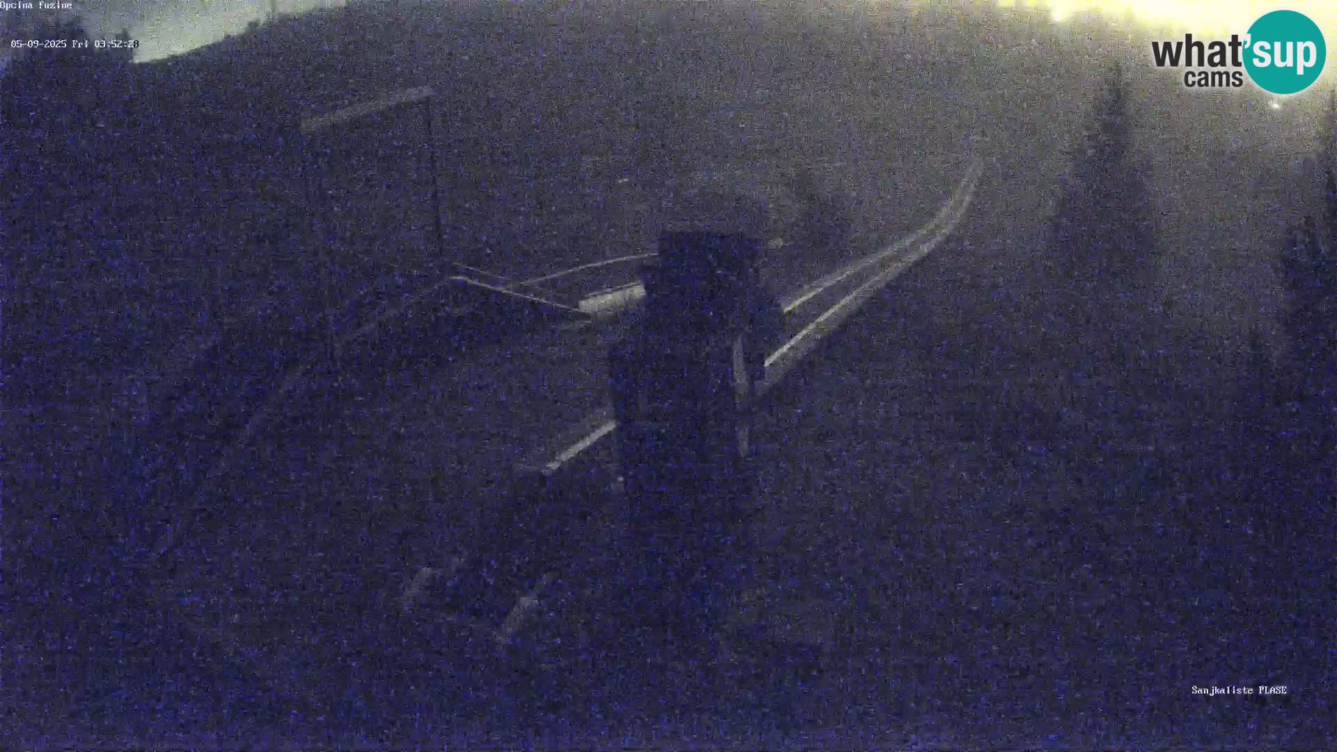Live webcam Pista da slittino Fužine – Croazia