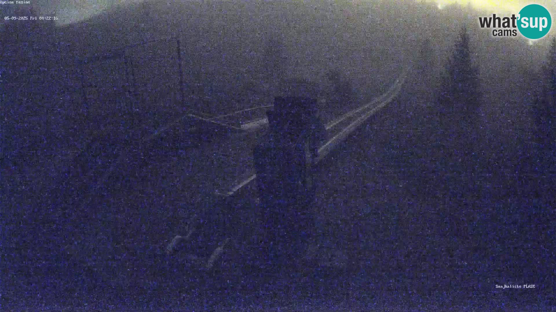 Webcam en vivo Pista de trineo Fužine – Croacia