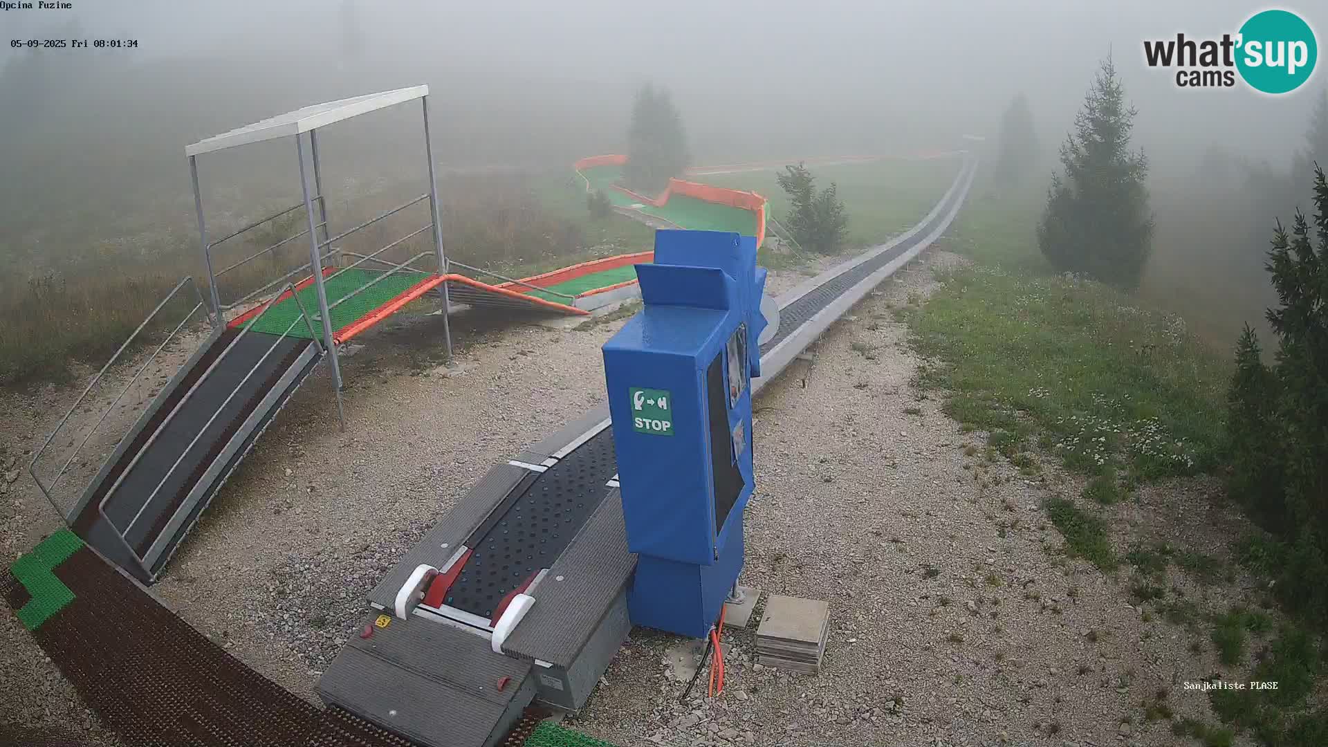 Spletna kamera v živo Sankališče Fužine – Hrvaška