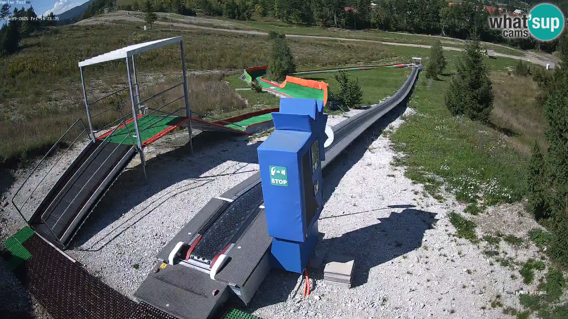 Live webcam Pista da slittino Fužine – Croazia