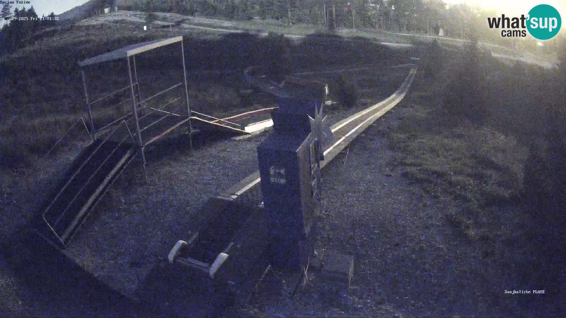 Webcam en direct Piste de luge de Fužine – Croatie
