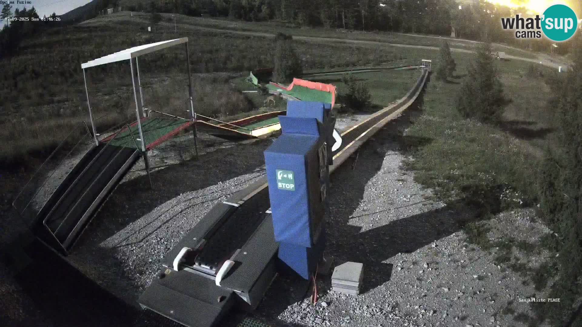 Webcam en direct Piste de luge de Fužine – Croatie