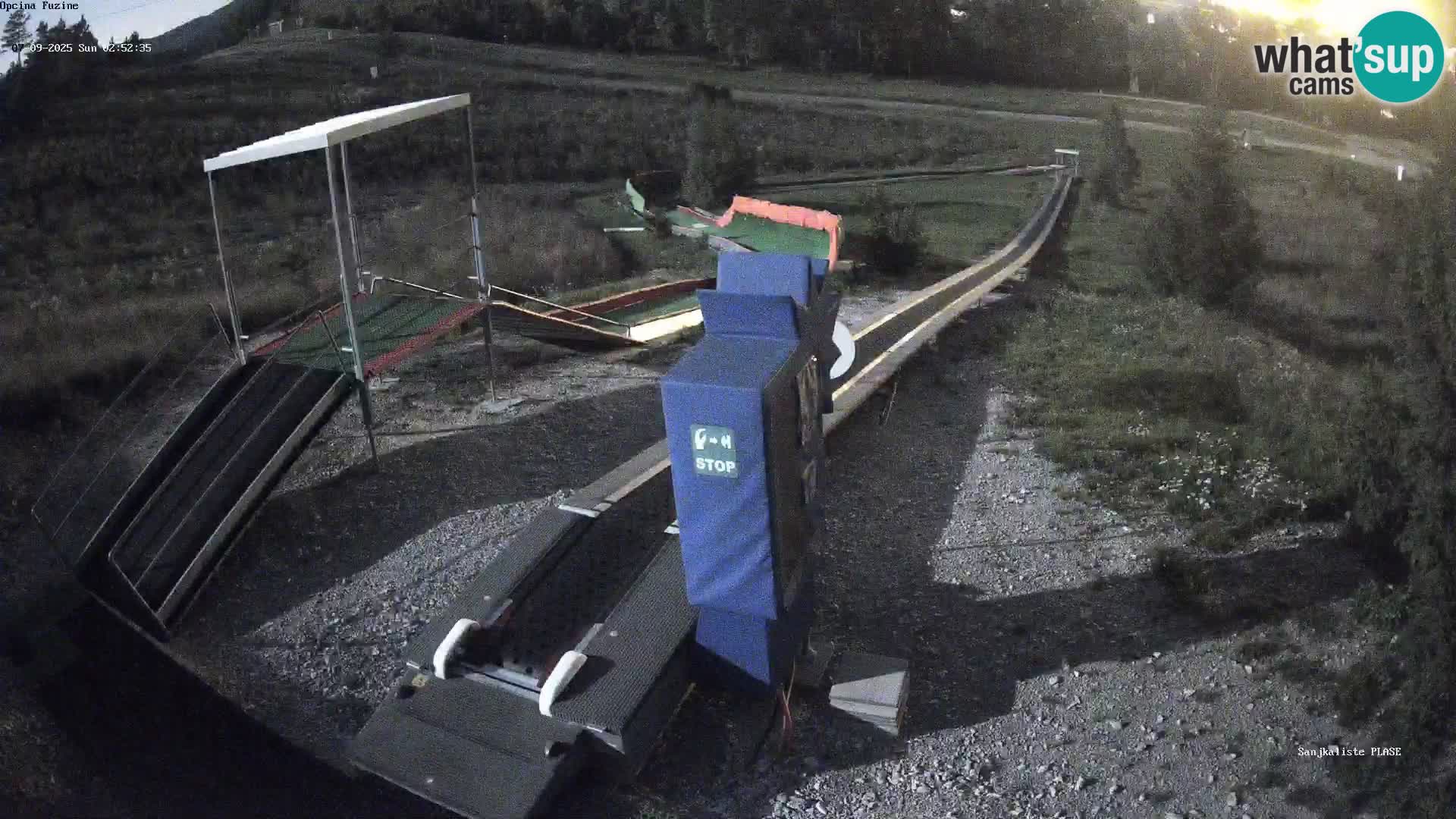 Webcam en direct Piste de luge de Fužine – Croatie