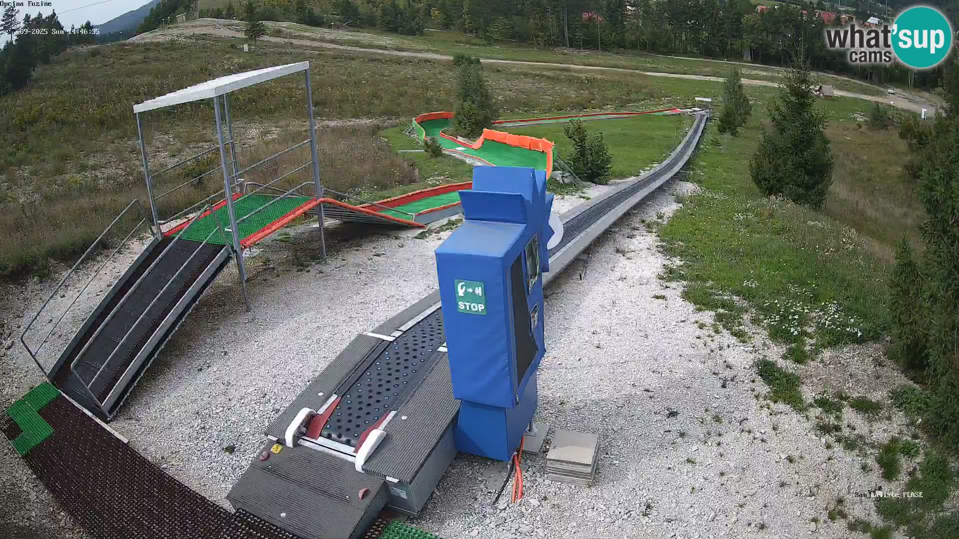 Spletna kamera v živo Sankališče Fužine – Hrvaška