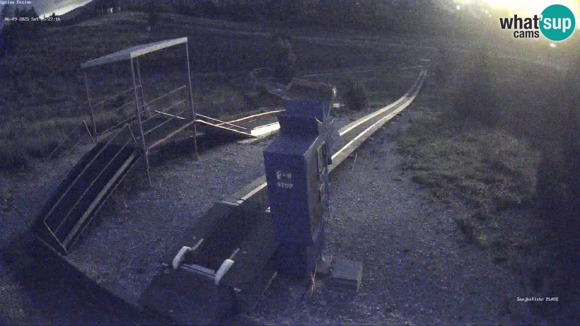 Live webcam Fužine toboggan run – Croatia