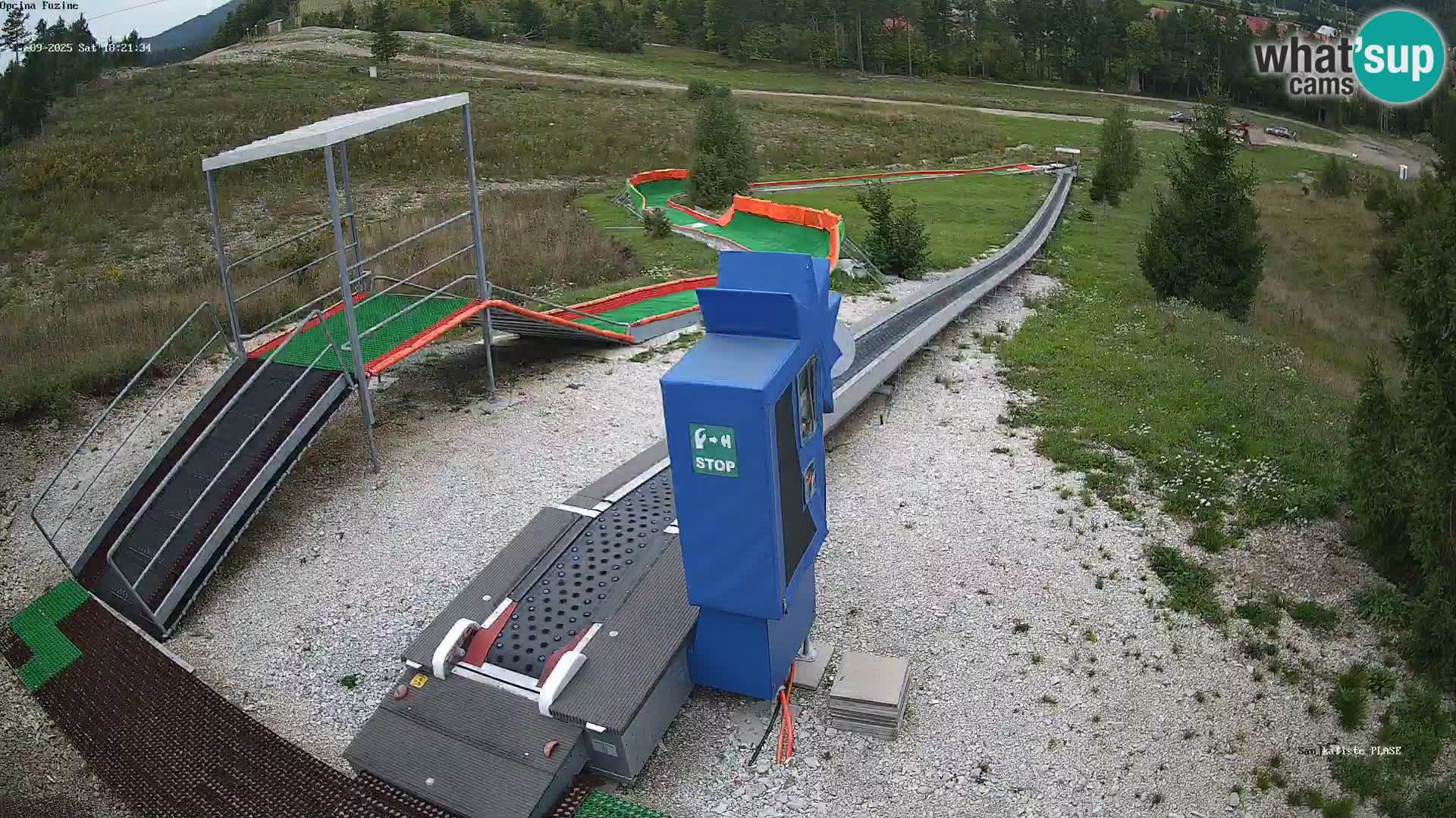 Live webcam Pista da slittino Fužine – Croazia