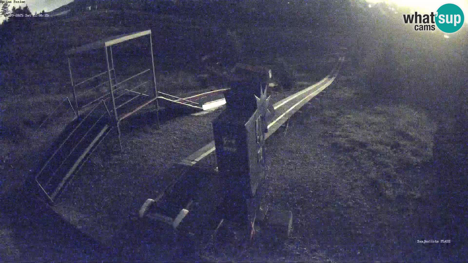 Live webcam Fužine toboggan run – Croatia