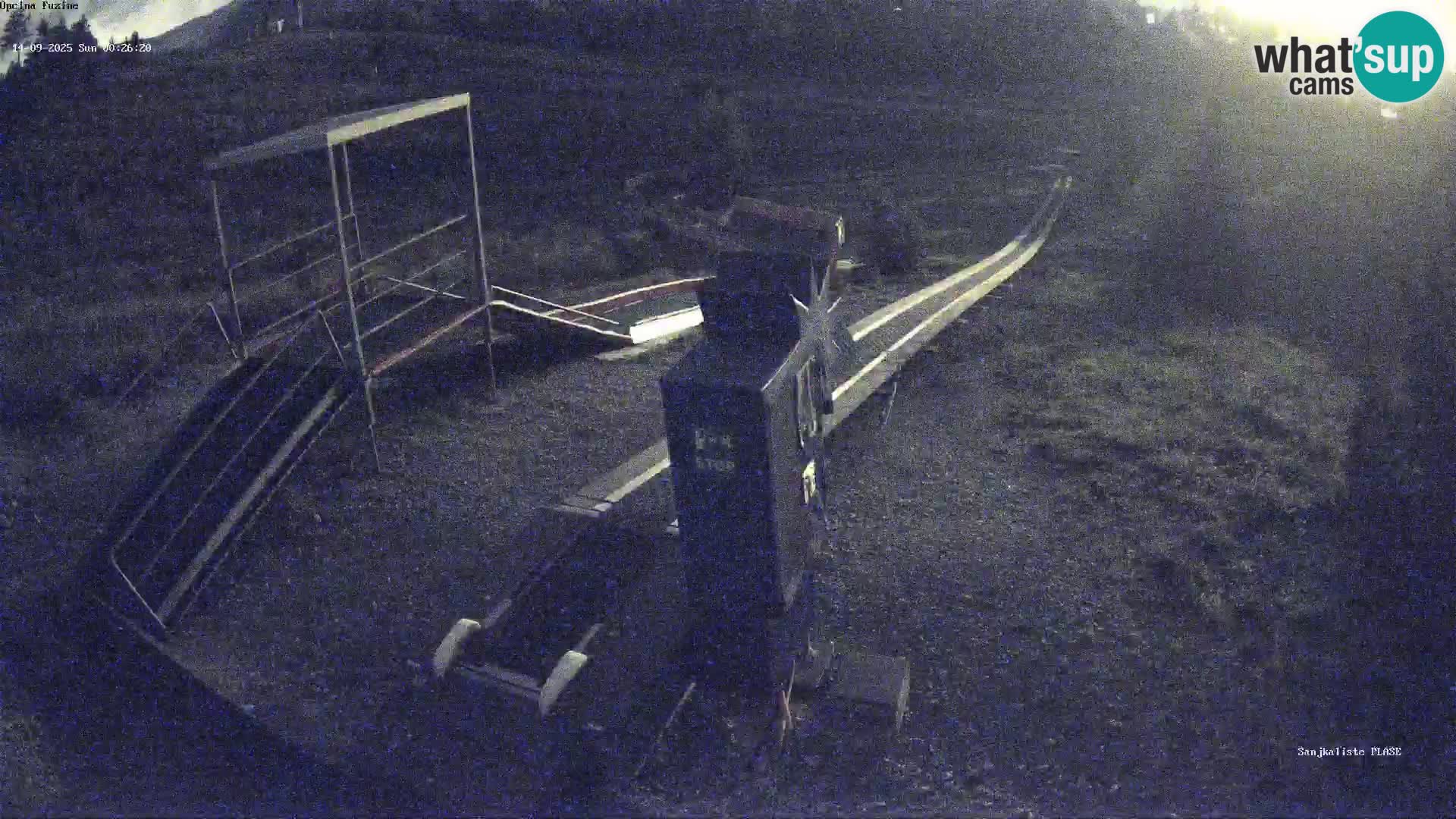 Webcam en direct Piste de luge de Fužine – Croatie