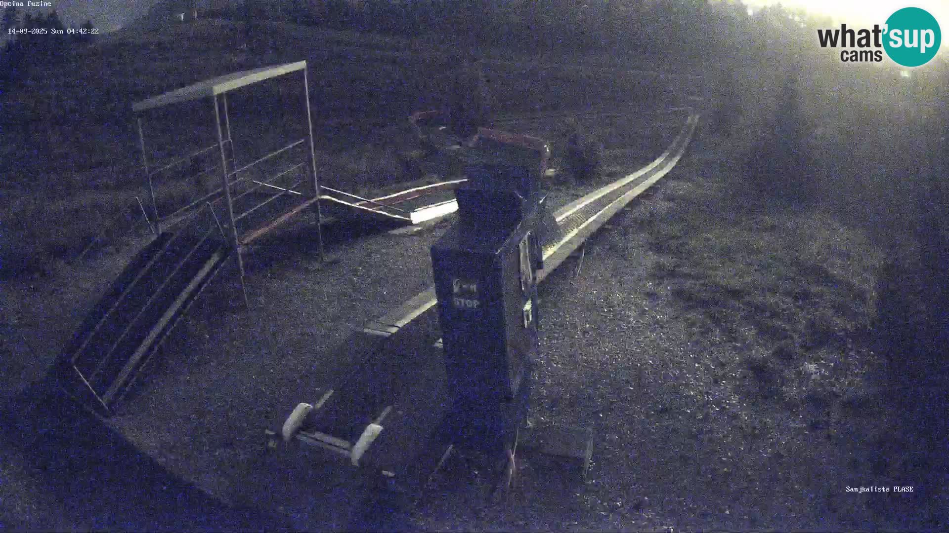 Live webcam Fužine toboggan run – Croatia