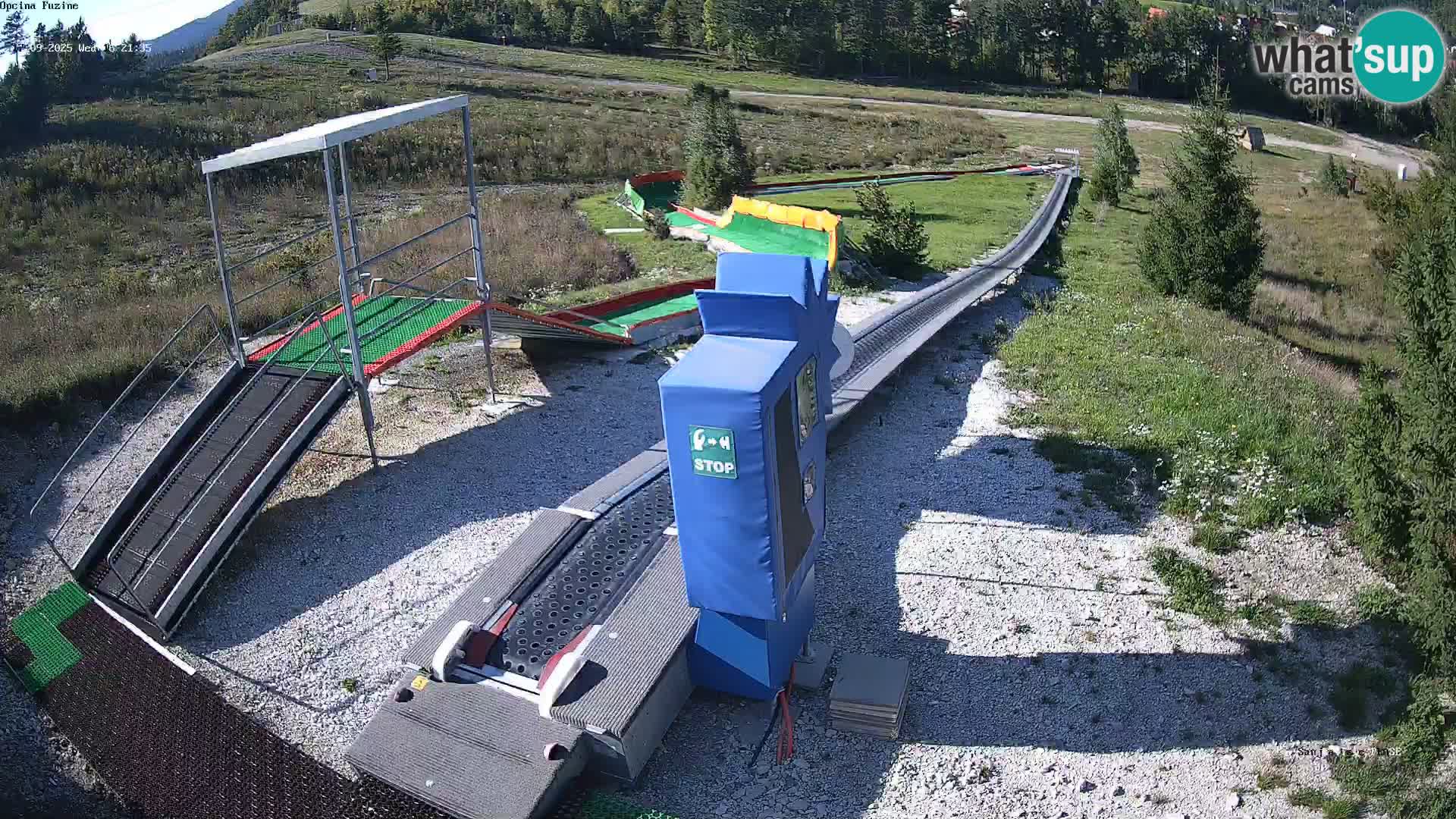 Live webcam Pista da slittino Fužine – Croazia