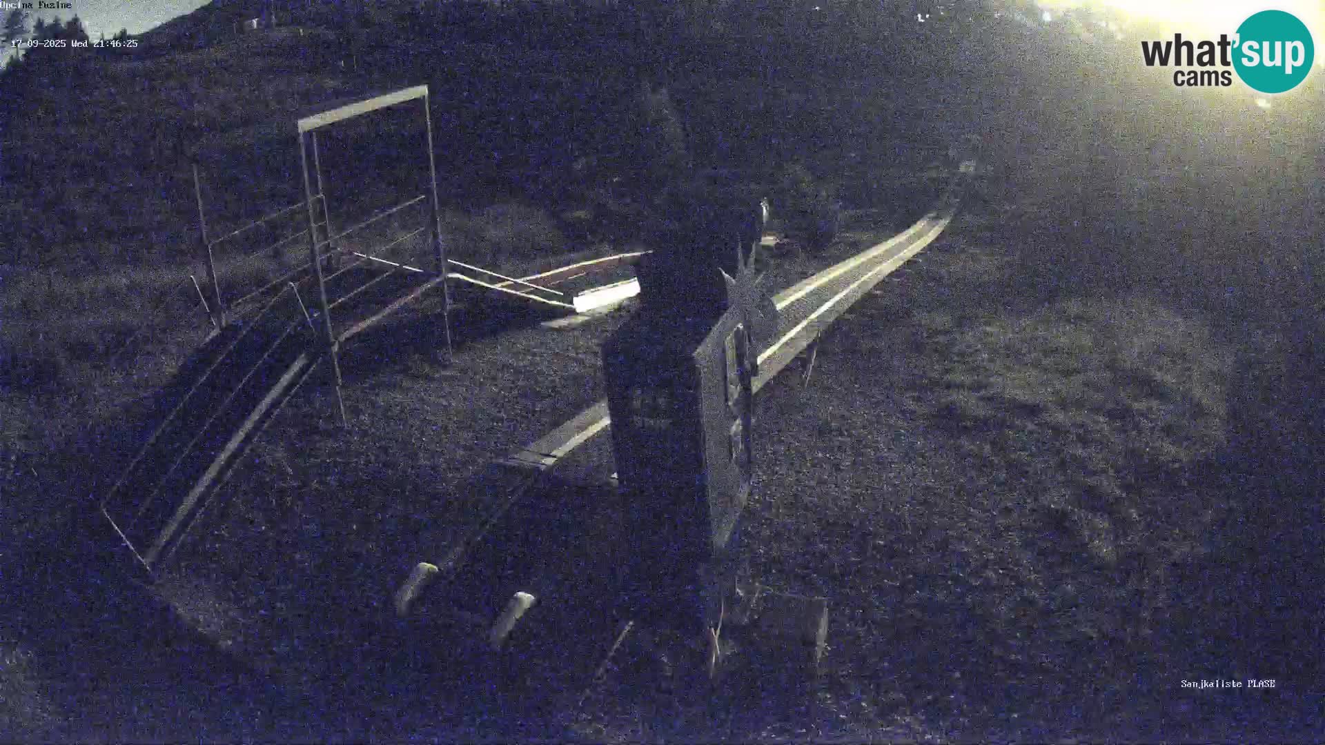 Live webcam Pista da slittino Fužine – Croazia